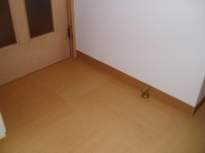 クロスとフロアタイル工事施工後